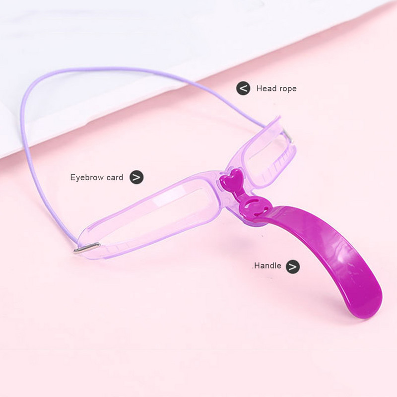 Șablon pentru modelarea sprâncenelor profesionale 8 în 1 DIY șablon Stereo pentru modelarea sprâncenelor Accesorii pentru instrumente de machiaj