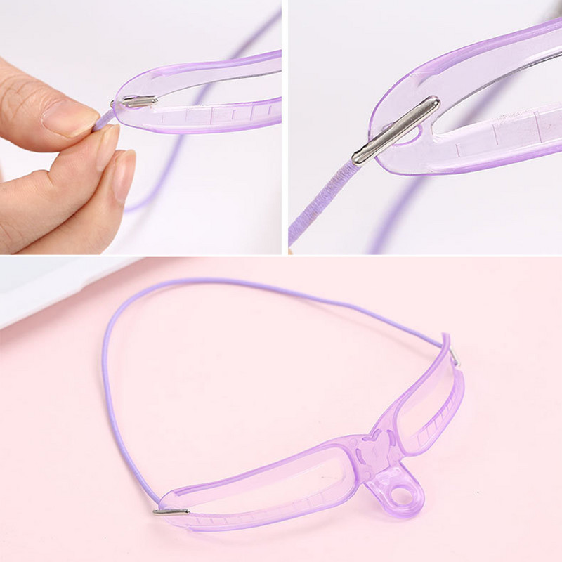 Șablon pentru modelarea sprâncenelor profesionale 8 în 1 DIY șablon Stereo pentru modelarea sprâncenelor Accesorii pentru instrumente de machiaj