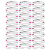 24 db Pro újrafelhasználható szemöldöksablon szett Szemöldök DIY Rajz útmutató Styling Formázás Ápolás Sablonkártya Easy Makeup Beauty Kit