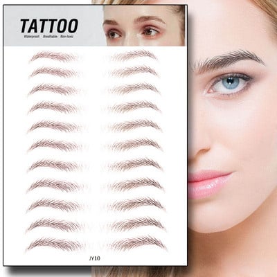 24 db Pro újrafelhasználható szemöldöksablon szett Szemöldök DIY Rajz útmutató Styling Formázás Ápolás Sablonkártya Easy Makeup Beauty Kit