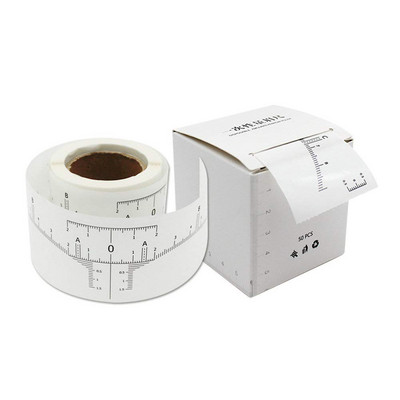 50 tk ühekordselt kasutatav kulmujoonlaud Kleebis Microblading kulmujoonlaud mallid šabloon püsimeik kulmude tööriistad