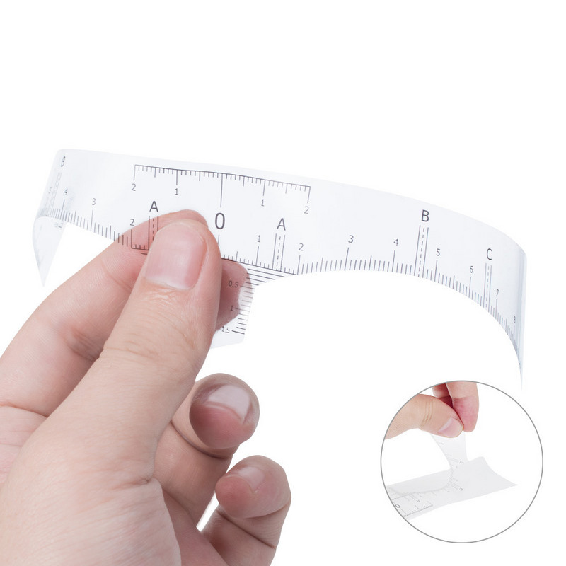 50 tk ühekordselt kasutatav kulmujoonlaud Kleebis Microblading kulmujoonlaud mallid šabloon püsimeik kulmude tööriistad