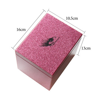 HOT Eyelash Storage Box Eyelashes Glue Pallet Holder Makeup Clean False Grafting Eyelashes Extension Women\'s Makeup Tool