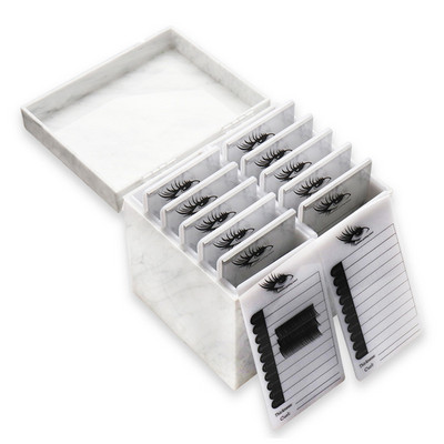 Cutie de depozitare pentru gene fierbinte, gene, lipici, suport pentru paleți, machiaj, curățare, grefare falsă, extensie pentru gene, instrument de machiaj pentru femei