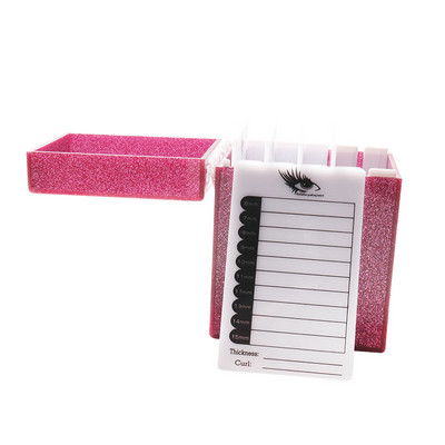 Cutie de depozitare pentru gene fierbinte, gene, lipici, suport pentru paleți, machiaj, curățare, grefare falsă, extensie pentru gene, instrument de machiaj pentru femei