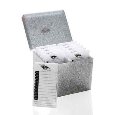 Cutie de depozitare pentru gene fierbinte, gene, lipici, suport pentru paleți, machiaj, curățare, grefare falsă, extensie pentru gene, instrument de machiaj pentru femei