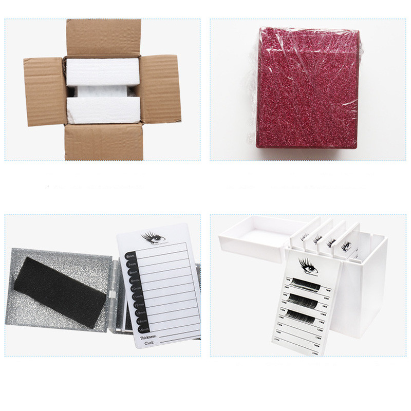 Cutie de depozitare pentru gene fierbinte, gene, lipici, suport pentru paleți, machiaj, curățare, grefare falsă, extensie pentru gene, instrument de machiaj pentru femei