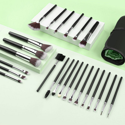 Set de pensule de machiaj 13 bucăți, fard de ochi, perie cosmetică pentru femei, fard de ochi, fard de obraz, pudră, amestec de frumusețe, instrument de machiaj moale