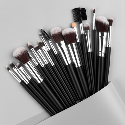 Set de pensule de machiaj 13 bucăți, fard de ochi, perie cosmetică pentru femei, fard de ochi, fard de obraz, pudră, amestec de frumusețe, instrument de machiaj moale