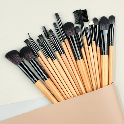 Set de pensule de machiaj 13 bucăți, fard de ochi, perie cosmetică pentru femei, fard de ochi, fard de obraz, pudră, amestec de frumusețe, instrument de machiaj moale