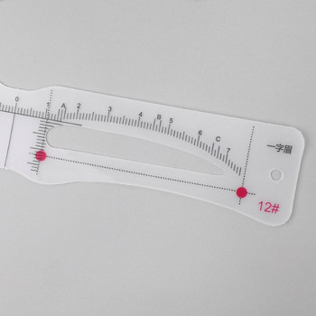 12 стила/комплект Шаблон за карта за шаблон за вежди за многократна употреба Лесни и бързи за рисуване вежди за жени Инструменти за грим
