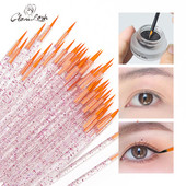 GLAMLASH 50 buc Perie de machiaj pentru eyeliner de unică folosință Baghetă pentru fard de ochi Perie cosmetică Extensie de gene Instrumente de machiaj pentru frumusețe pentru femei