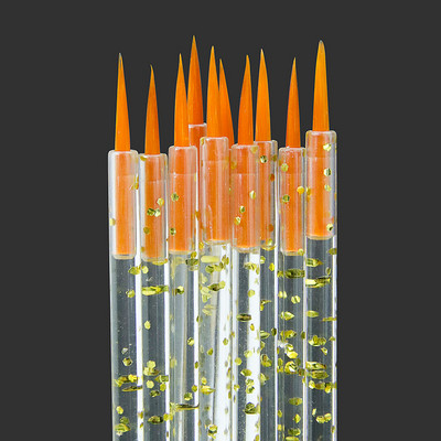 GLAMLASH 50 buc Perie de machiaj pentru eyeliner de unică folosință Baghetă pentru fard de ochi Perie cosmetică Extensie de gene Instrumente de machiaj pentru frumusețe pentru femei