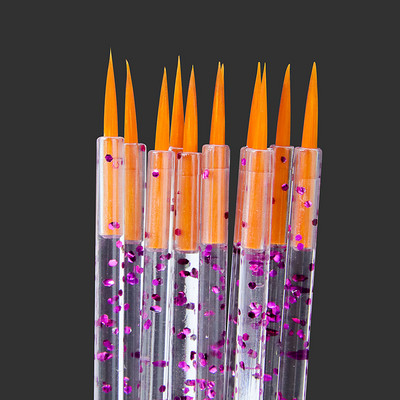 GLAMLASH 50 buc Perie de machiaj pentru eyeliner de unică folosință Baghetă pentru fard de ochi Perie cosmetică Extensie de gene Instrumente de machiaj pentru frumusețe pentru femei