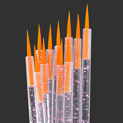 GLAMLASH 50 buc Perie de machiaj pentru eyeliner de unică folosință Baghetă pentru fard de ochi Perie cosmetică Extensie de gene Instrumente de machiaj pentru frumusețe pentru femei