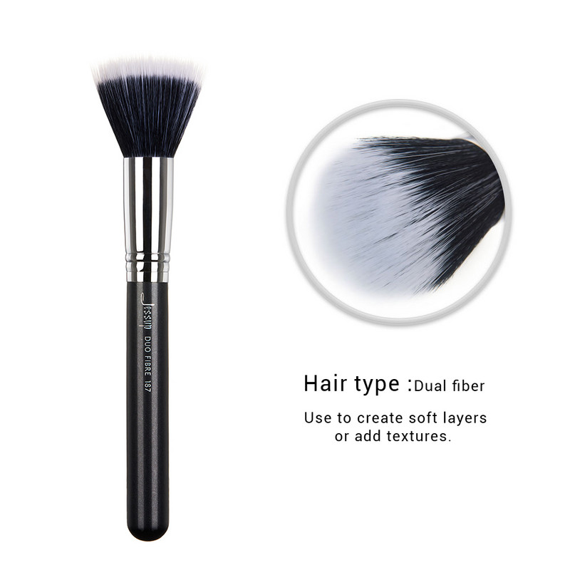 Jessup Pensula de fata Pensula de machiaj Powder Blush Foundation Contour Blending Highlighter Concealer