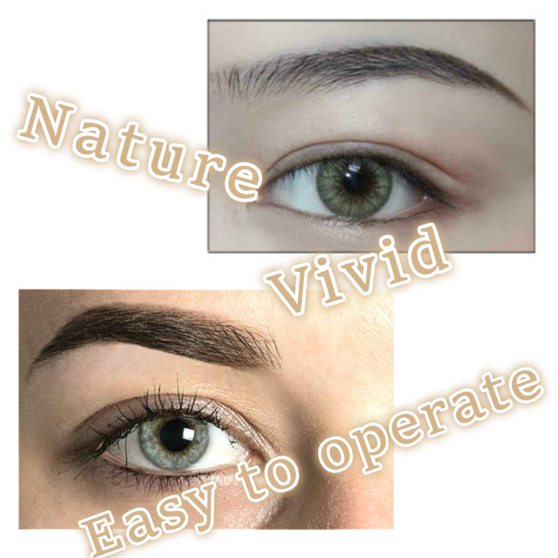 4D стикер за вежди Нетоксичен стикер за татуировки Консумативи за грим Водоустойчив траен стикер за вежди Bionic инструменти за вежди