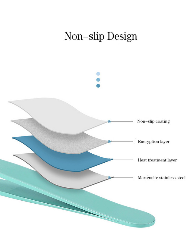 Pensetă pentru îndepărtarea părului, din oțel inoxidabil, pentru sprâncene, cu vârf înclinat, accesorii și instrumente de înfrumusețare pentru machiaj.