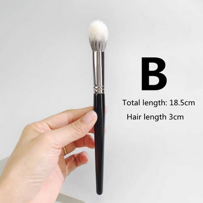 Stippling Highlight Brush Blush Fa nyél Gyapjú haj Multifunkcionális korrektor maszk alapozó smink ecsetek szépségápolási eszköz