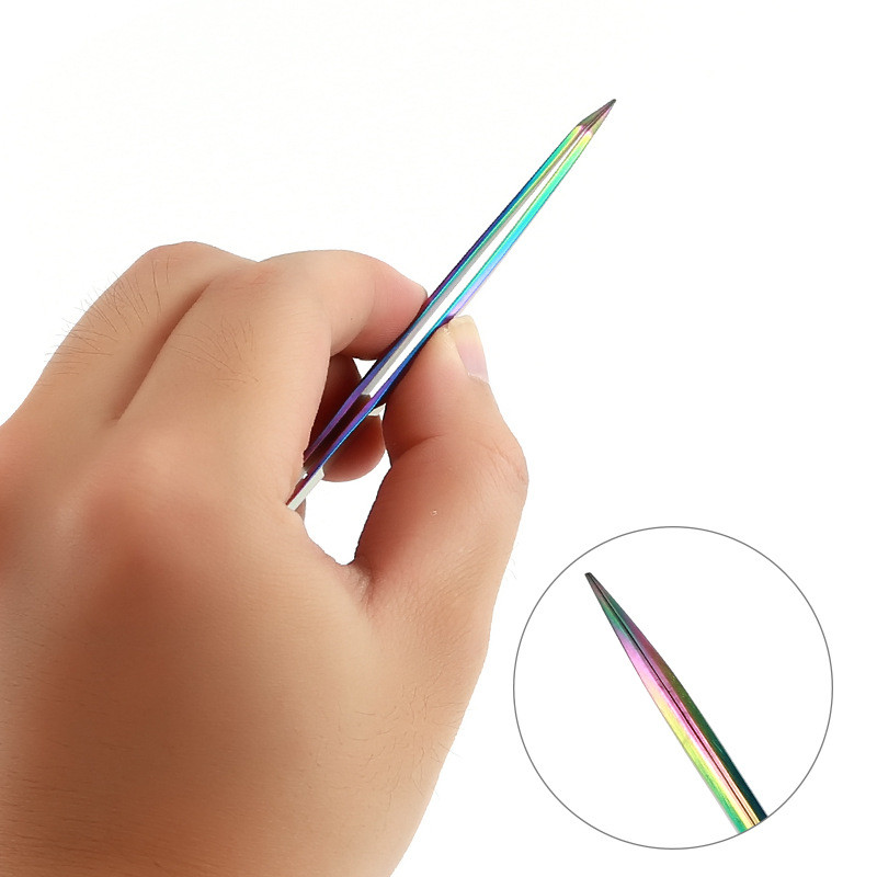 1pcs Nail Art Strass Culegere Pensetă Altoire Gene Extensie Clip Curbat Drept Machiaj Pensetă Instrumente de manichiură