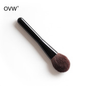 OVW Black Big Powder Super Soft Highlight Perii de machiaj unice Mâner din lemn Pensule profesionale pentru cosmetice din păr de capră DLH02