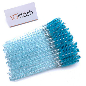 YGirlash Eyebrow Mascara Wand Eyelash Spoolie Brush 50 бр./компл. Едро за еднократна употреба Lash Wands Четка за удължаване на мигли
