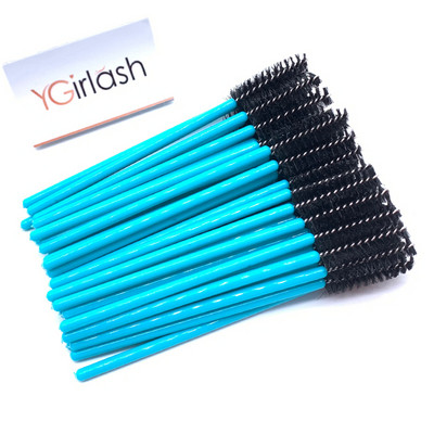 YGirlash Eyebrow Mascara Wand Eyelash Spoolie Perie 50 buc/set Comerț cu ridicata de unică folosință Lash Wands Perie pentru extensie de gene