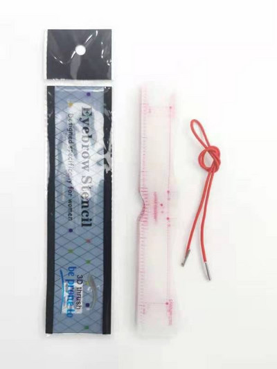 Set de șabloane de sprâncene reutilizabile Șabloane de machiaj pentru ochi 3D Șablon de îngrijire a sprâncenelor Ghid de desen pentru carduri Instrument de modelare a stilului cu frânghie