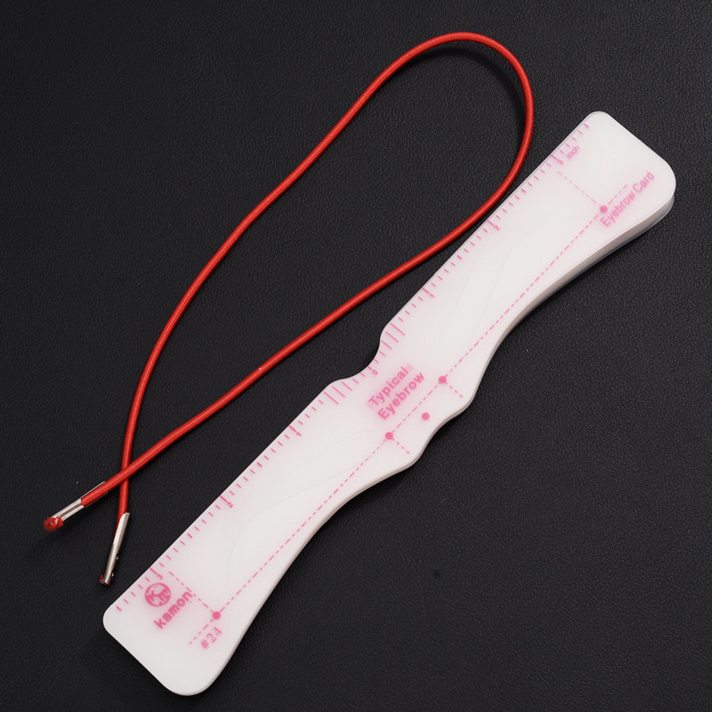 Set de șabloane de sprâncene reutilizabile Șabloane de machiaj pentru ochi 3D Șablon de îngrijire a sprâncenelor Ghid de desen pentru carduri Instrument de modelare a stilului cu frânghie