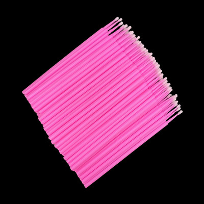 100 τεμ. Microbrush eyelashes Extension Individual Lash Remoting Swab Micro Brush For Eyelash Extension Tools