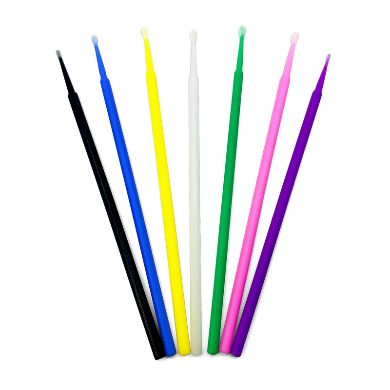 100 τεμ. Microbrush eyelashes Extension Individual Lash Remoting Swab Micro Brush For Eyelash Extension Tools