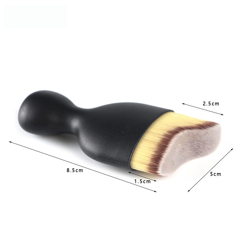 1PC S Shape Blush Makeup Brush Contour Foundation Loose Powder Brush Многофункционални четки за грим Kabuki кисточки для макияжа