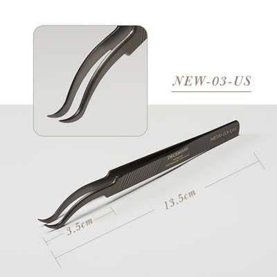 Pensetă pentru extensie de gene de tip nou DeceMars.