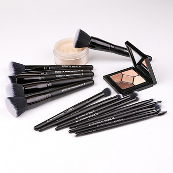 Zoreya Brand Super Soft Synthetic Hair Makeup Brushes Foundation Powder Eye Shadow 4/7/15Pcs Make Up Set