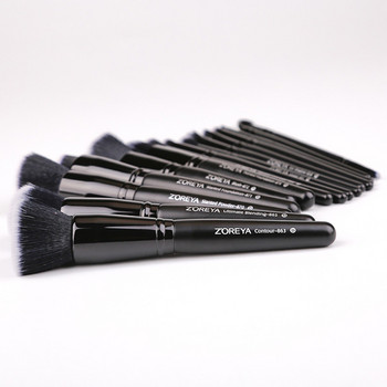Zoreya Brand Super Soft Synthetic Hair Makeup Brushes Foundation Powder Eye Shadow 4/7/15Pcs Make Up Set