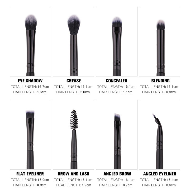 Perii de machiaj pentru păr sintetic, marca Zoreya, pudră de fond de ten, fard de pleoape, set de machiaj 4/7/15 buc.