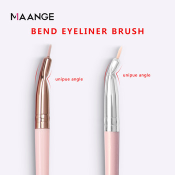 MAANGE Pro 6/12 τμχ Πινέλα μακιγιάζ ματιών Σετ με τσάντα καλλυντικών Rose Gold Πινέλο Make Up Eyeshadow Blending Make Up Brush Maquiagem