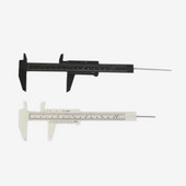 Biomaser διπλής κλίμακας συρόμενος μετρητής φρυδιών χάρακας τατουάζ Μόνιμο μακιγιάζ Τατουάζ φρυδιών Χάρακας μέτρησης Εργαλεία μέτρησης δαγκάνα