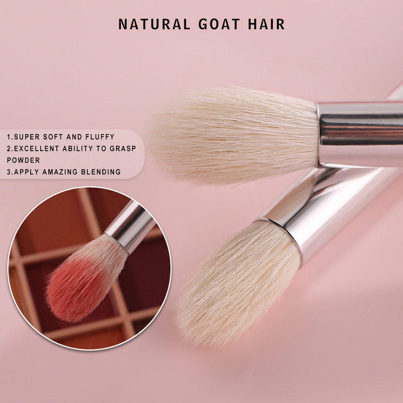 BEILI 8-10 KOM Kistovi za šminku Podloga za puder Highlight Korektor za miješanje sjenila Set četkica za šminku pinceaux de maquillage