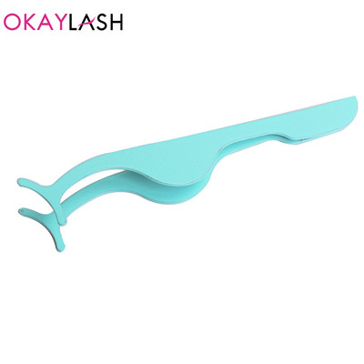 OKAYLASH din metal, cu ridicata, din oțel inoxidabil, pensete pentru gene false, vânzare în vrac, din metal, clește aplicator pentru gene false