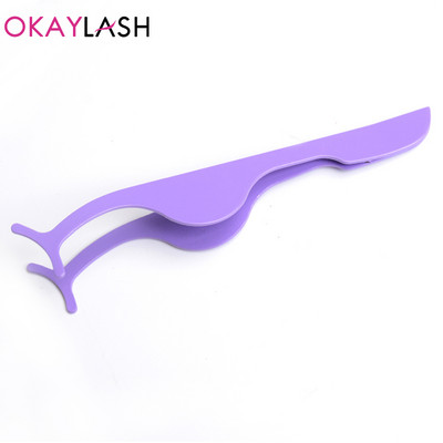 OKAYLASH din metal, cu ridicata, din oțel inoxidabil, pensete pentru gene false, vânzare în vrac, din metal, clește aplicator pentru gene false