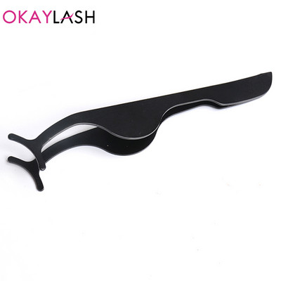 OKAYLASH din metal, cu ridicata, din oțel inoxidabil, pensete pentru gene false, vânzare în vrac, din metal, clește aplicator pentru gene false