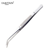 Cleste Pensetă Oțel inoxidabil Nail Art Strasuri Cristal Paiete Sclipici Ridicarea bumbac Manichiură Pedichiură Instrumente de curățat