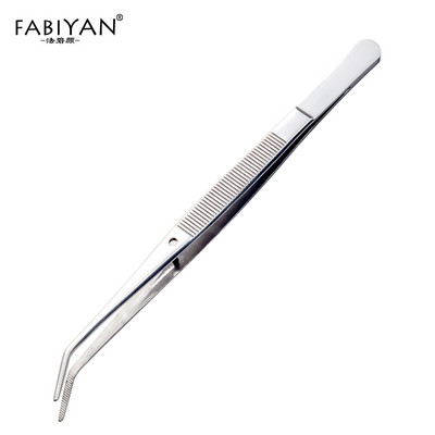 Cleste Pensetă Oțel inoxidabil Nail Art Strasuri Cristal Paiete Sclipici Ridicarea bumbac Manichiură Pedichiură Instrumente de curățat