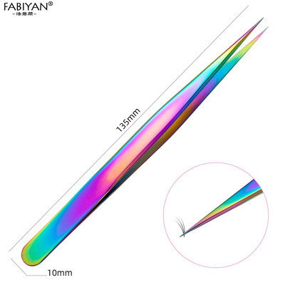 Cleste Pensetă Oțel inoxidabil Nail Art Strasuri Cristal Paiete Sclipici Ridicarea bumbac Manichiură Pedichiură Instrumente de curățat