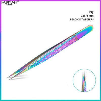 Cleste Pensetă Oțel inoxidabil Nail Art Strasuri Cristal Paiete Sclipici Ridicarea bumbac Manichiură Pedichiură Instrumente de curățat