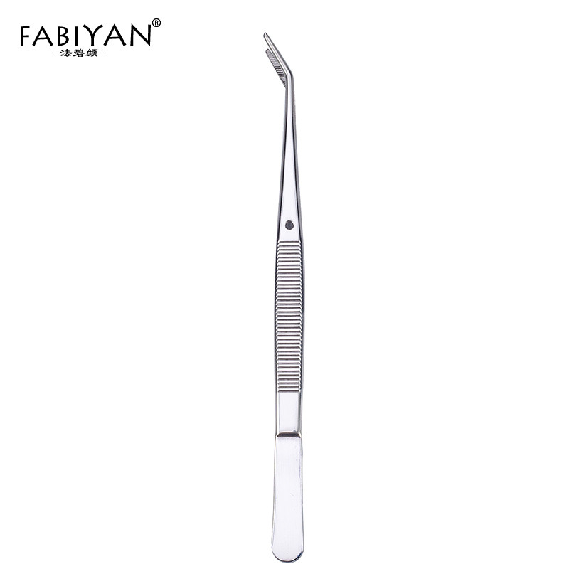 Cleste Pensetă Oțel inoxidabil Nail Art Strasuri Cristal Paiete Sclipici Ridicarea bumbac Manichiură Pedichiură Instrumente de curățat