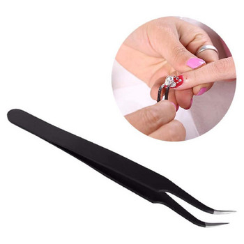 Nail Art Tweezers Nail Rhinestone Picker Tool Αυτοκόλλητο νυχιών Tweezers Decal Decal Picker Eyelash Extension Nail Foil Tweezers Pick