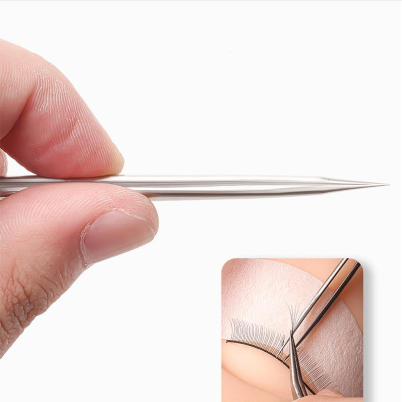 Pensetă pentru sprâncene din oțel inoxidabil VETUS Instrumente de extensie a genelor false Reparații auxiliare Pensetă hiperfină de înaltă precizie ST15 17