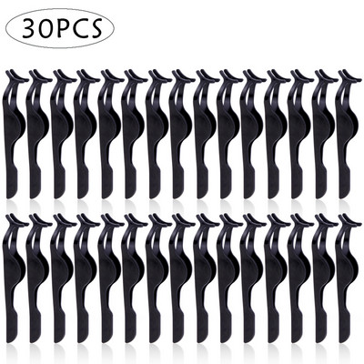 10/30 buc Pensetă pentru gene Clip pentru sprâncene ondulator Pensetă pentru gene false Pense pentru îndepărtarea clemelor auxiliare Instrumente de machiaj